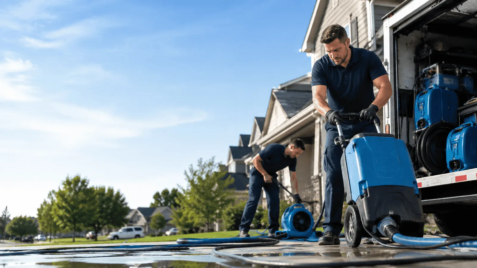 Dehumidification being performed in Reedsville, PA